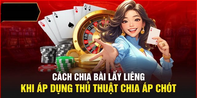 Dấu lá bài ở giữa khi muốn chia bài lấy Liêng chuẩn